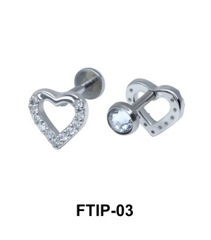 Romantic Passion Helix Ear Piercing FTIP-03