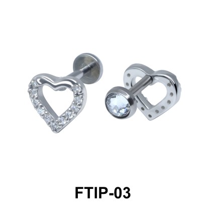 Romantic Passion Helix Ear Piercing FTIP-03