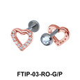 Romantic Passion Helix Ear Piercing FTIP-03