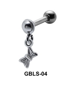 Hanging Bow external Ear Piercing GBLS-04