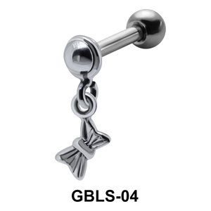 Hanging Bow external Ear Piercing GBLS-04