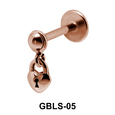 Lock in Heart External Dangling Ear Piercing GBLS-05