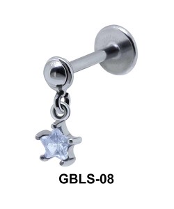 Star External Dangling Ear Piercing GBLS-08