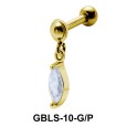 Marquise Stone Set External Dangling Ear Piercing GBLS-10