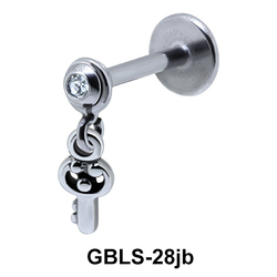 Key External Dangling Body Piercing GBLS-28jb