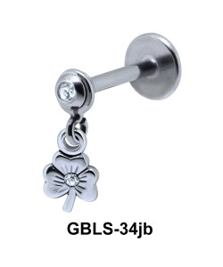 Flower External Dangling with Stone GBLS-34jb