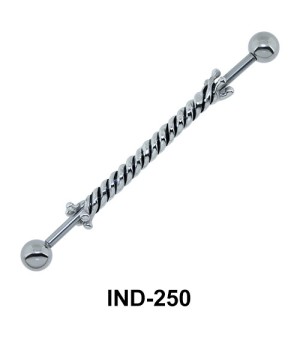 Twisted Industrial Piercing IND-250