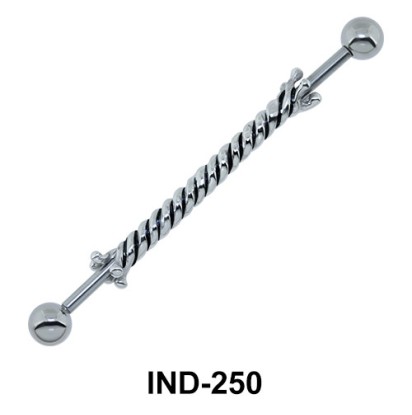 Twisted Industrial Piercing IND-250