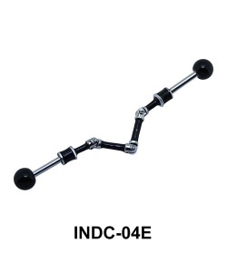 Enamel Twisted Industrial Piercing INDC-04E