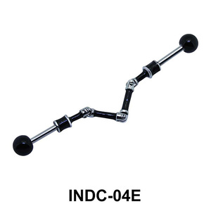 Enamel Twisted Industrial Piercing INDC-04E