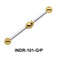 Quaint Brass Industrial Piercing INDR-101