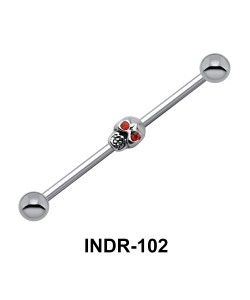 Scary Skull Industrial Piercing INDR-102