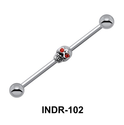 Scary Skull Industrial Piercing INDR-102