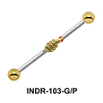 Snake Motif Industrial Piercing INDR-103