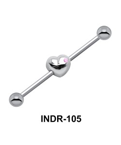 Heart In Industrial Piercing INDR-105