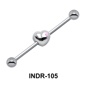 Heart In Industrial Piercing INDR-105