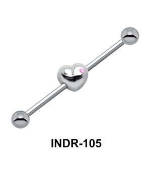 Heart In Industrial Piercing INDR-105