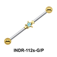 Brass Star Industrial Piercing INDR-112s