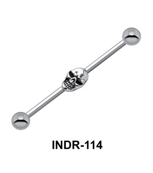 Skull on Industrial Piercing INDR-114