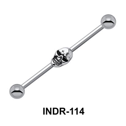 Skull on Industrial Piercing INDR-114