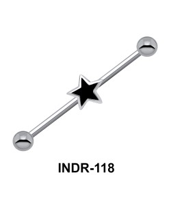 Enamel Star Industrial Piercing INDR-118