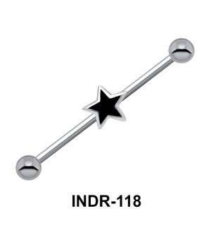 Enamel Star Industrial Piercing INDR-118