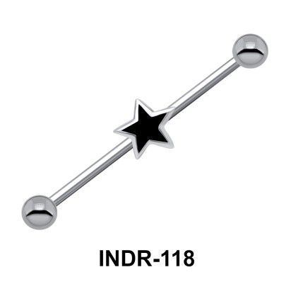 Enamel Star Industrial Piercing INDR-118