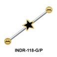 Enamel Star Industrial Piercing INDR-118