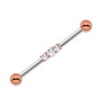 CZ Studded Industrial Piercing INDR-122