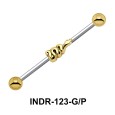 Coiled Snake Industrial Piercing INDR-123