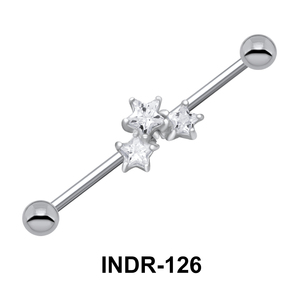 Triple Star Industrial Piercing INDR-126