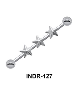 Triple Star Industrial Piercing INDR-127