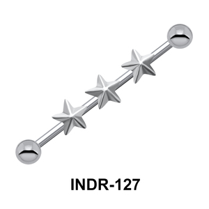 Triple Star Industrial Piercing INDR-127