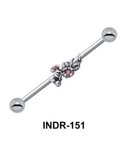 Floral Industrial Piercing INDR-151