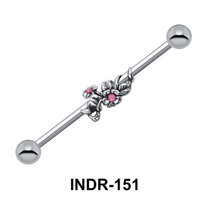 Floral Industrial Piercing INDR-151