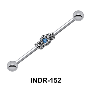 Floral Tribute Industrial Piercing INDR-152