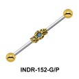 Floral Tribute Industrial Piercing INDR-152