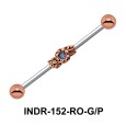 Floral Tribute Industrial Piercing INDR-152