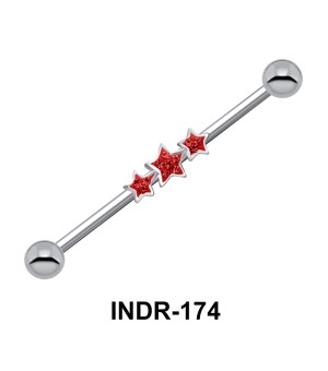 Triple Star Industrial Piercing INDR-174