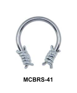 Knot Circular Barbells Face Piercing MCBRS-41