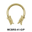 Knot Circular Barbells Face Piercing MCBRS-41