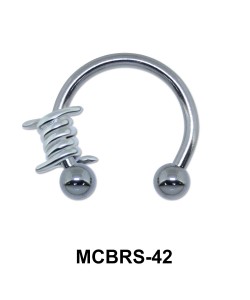 Knot Circular Barbells Face Piercing MCBRS-42