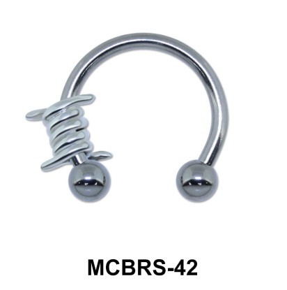 Knot Circular Barbells Face Piercing MCBRS-42