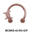 Knot Circular Barbells Face Piercing MCBRS-42