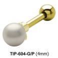 Big Pearl Set Helix Piercing TIP-604