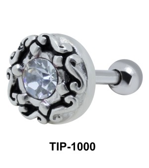 Circular Stamp Shaped Helix Ear Piercing TIP-1000 
