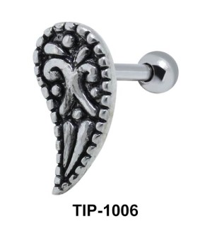 Comma Shaped Helix Ear Piercing TIP-1006