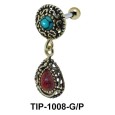 Traditionally Designed Upper Ear Piercing TIP-1008