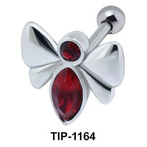 Stone Butterfly Helix Ear Piercing TIP-1164