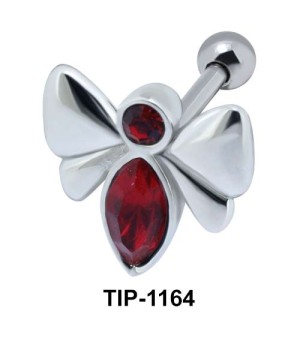 Stone Butterfly Helix Ear Piercing TIP-1164